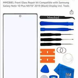 MMOBIEL Black Front Glass Repair including Tools